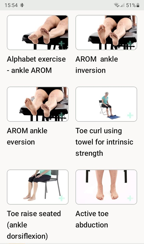 Online exercise program Sinus tarsi syndrome